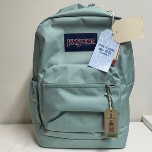 Jansport Faded Sage Cross Town Plus Everyday Backpack New with Tags